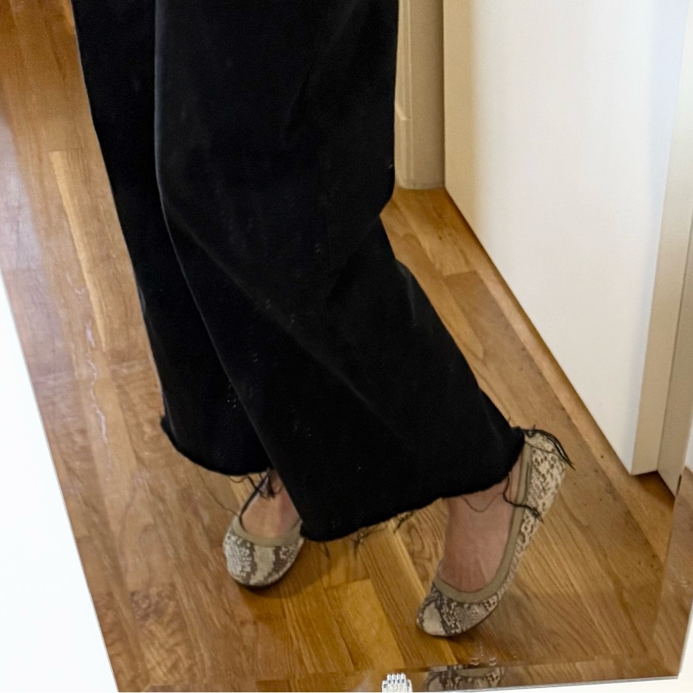 Bacio 61 Snakeskin Print Ballet Flats - Picture 11 of 12